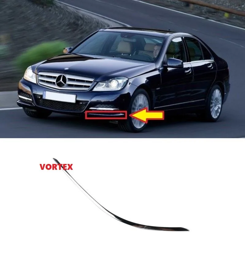MERCEDES – ÖN TAMPON NİKELAJI SOL W204 2011-