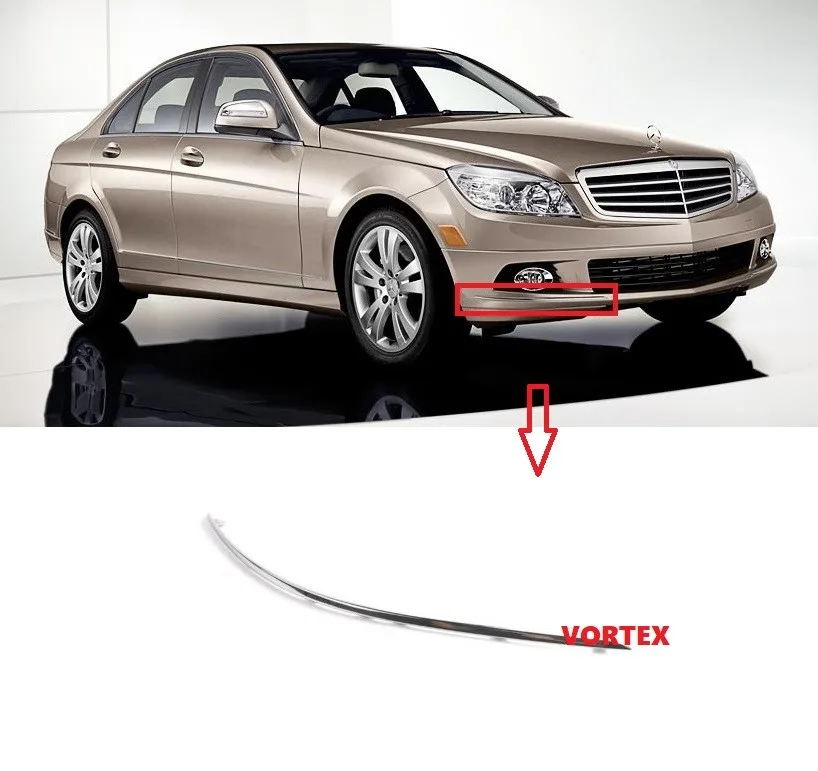 MERCEDES – ÖN TAMPON NİKELAJI SAĞ W204 2007-