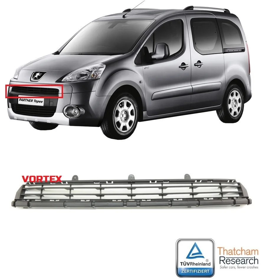 PEUGEOT – ÖN TAMPON ÜST IZGARA PARTNER 2008-
