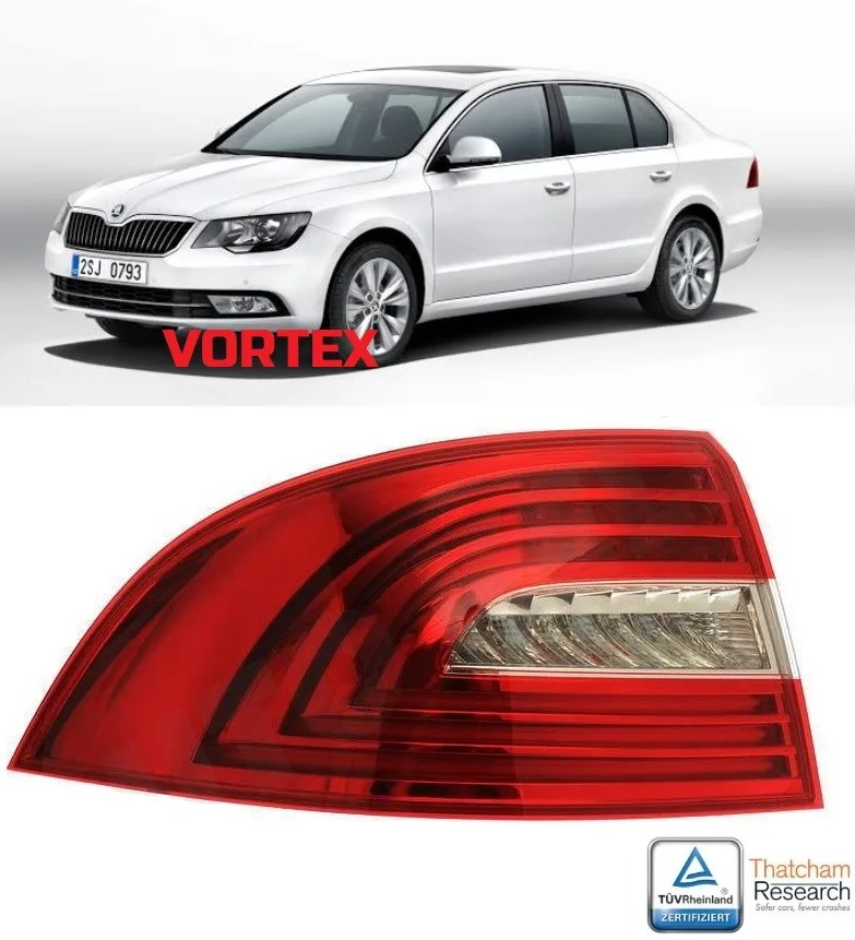 SKODA - ARKA STOP LAMBASI SOL ( LEDLİ ) SUPERB 2013-