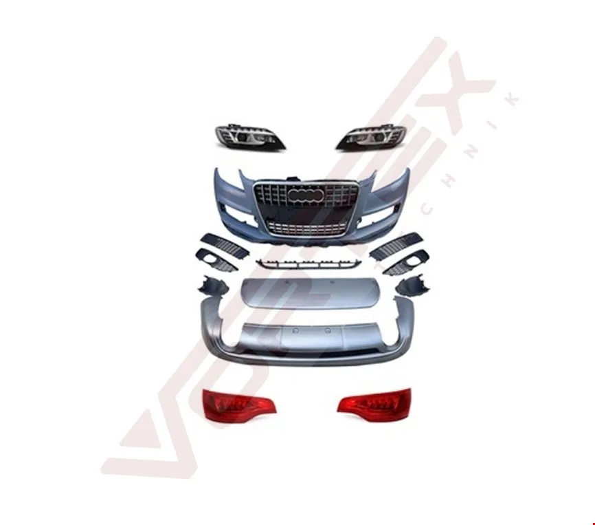 AUDİ – ÖN-ARKA TAMPON DOLU (FARLAR DAHİL) Q7 MAKYAJ SETİ