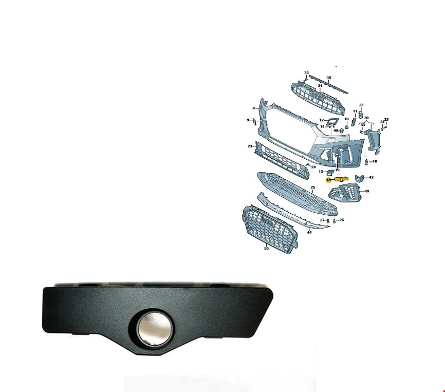 AUDİ – ÖN TAMP.PANJUR BRAKET YUVASI  SOL S-LİNE A4 2020-