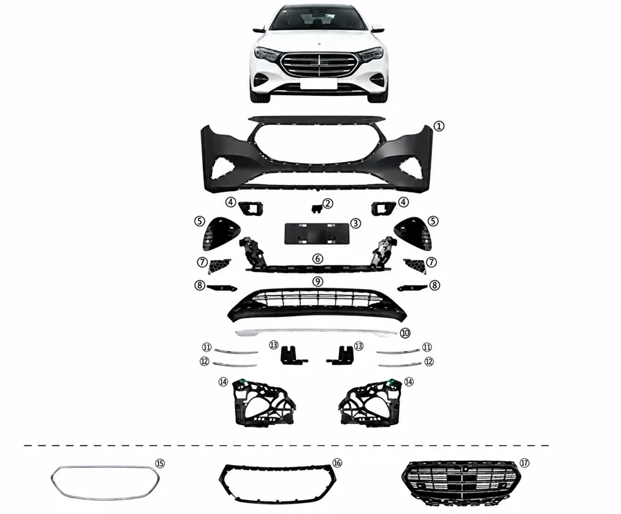MERCEDES – ÖN TAMPON SET ( EXCLUSIVE ) W214 2024-