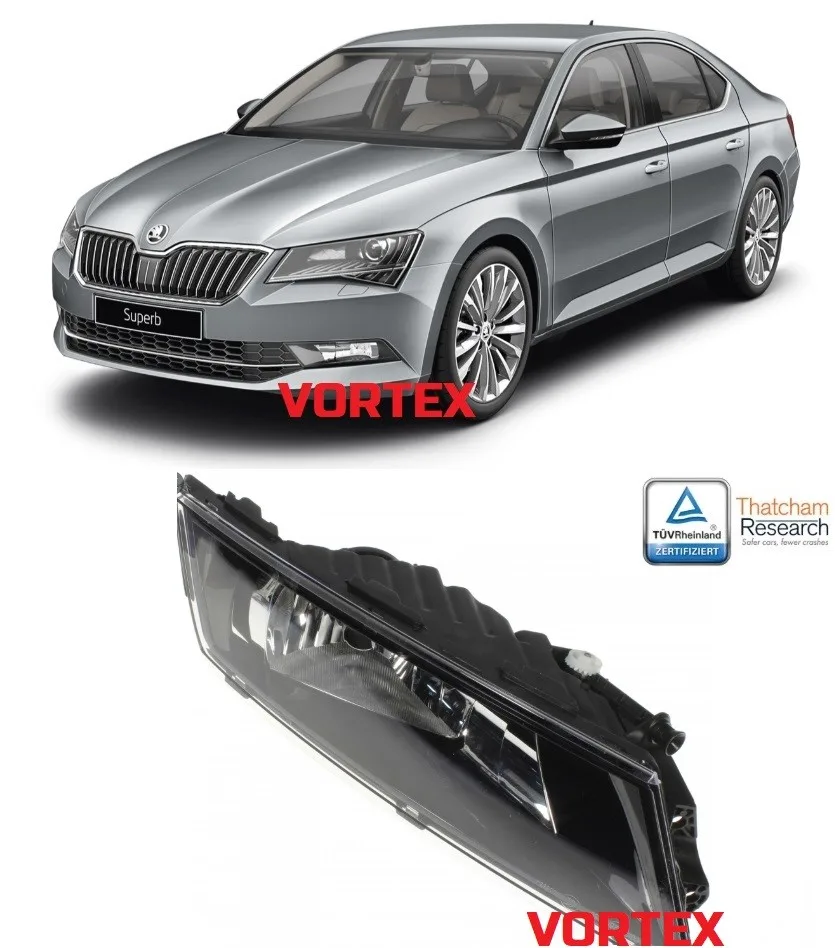 SKODA - SİS FARI SAĞ SUPERB 2015-
