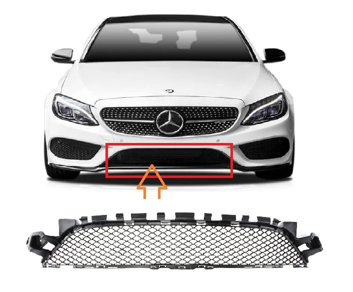 MERCEDES – ÖN TAMPON ORTA IZGARA (AMG) W205 2014-