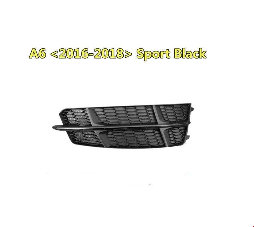 AUDİ – ÖN TAMPON IZGARA SOL ( SİYAH – S-LİNE ) A6 2015-